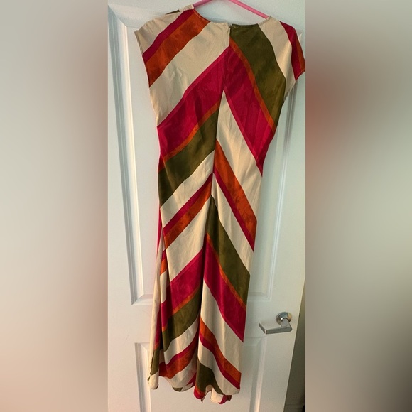 Mango Striped Midi Dress – Size Medium (US 6) brand new - Picture 7 of 15